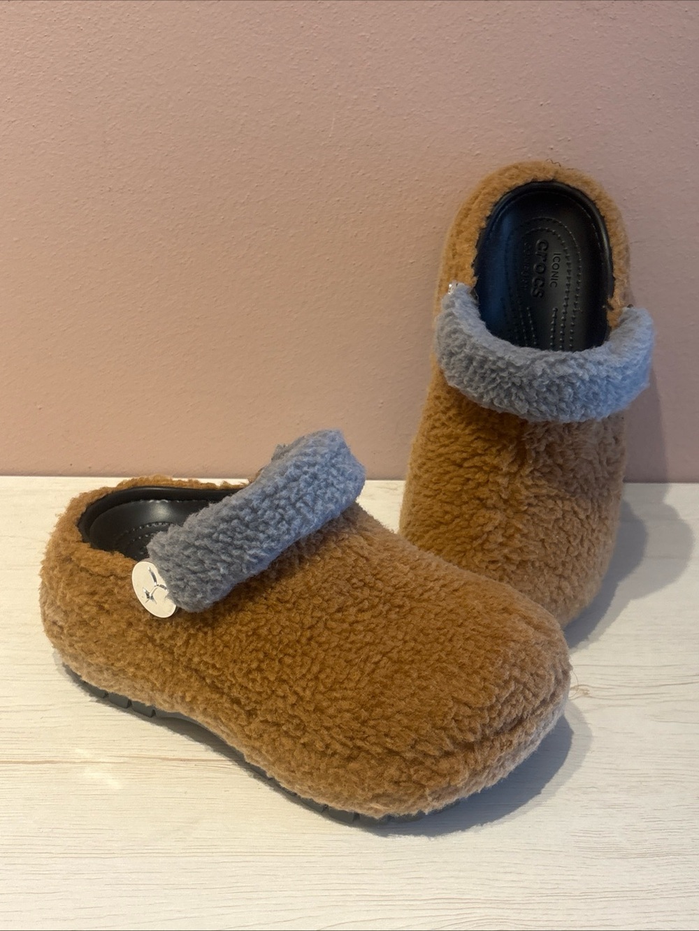 Crocs Lil NAS X Mega Crush Sherpa Platform Clog Shoes US Size 8 Woman’s Men’s 6